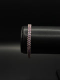Pulsera Baguette Zirconias Plateado