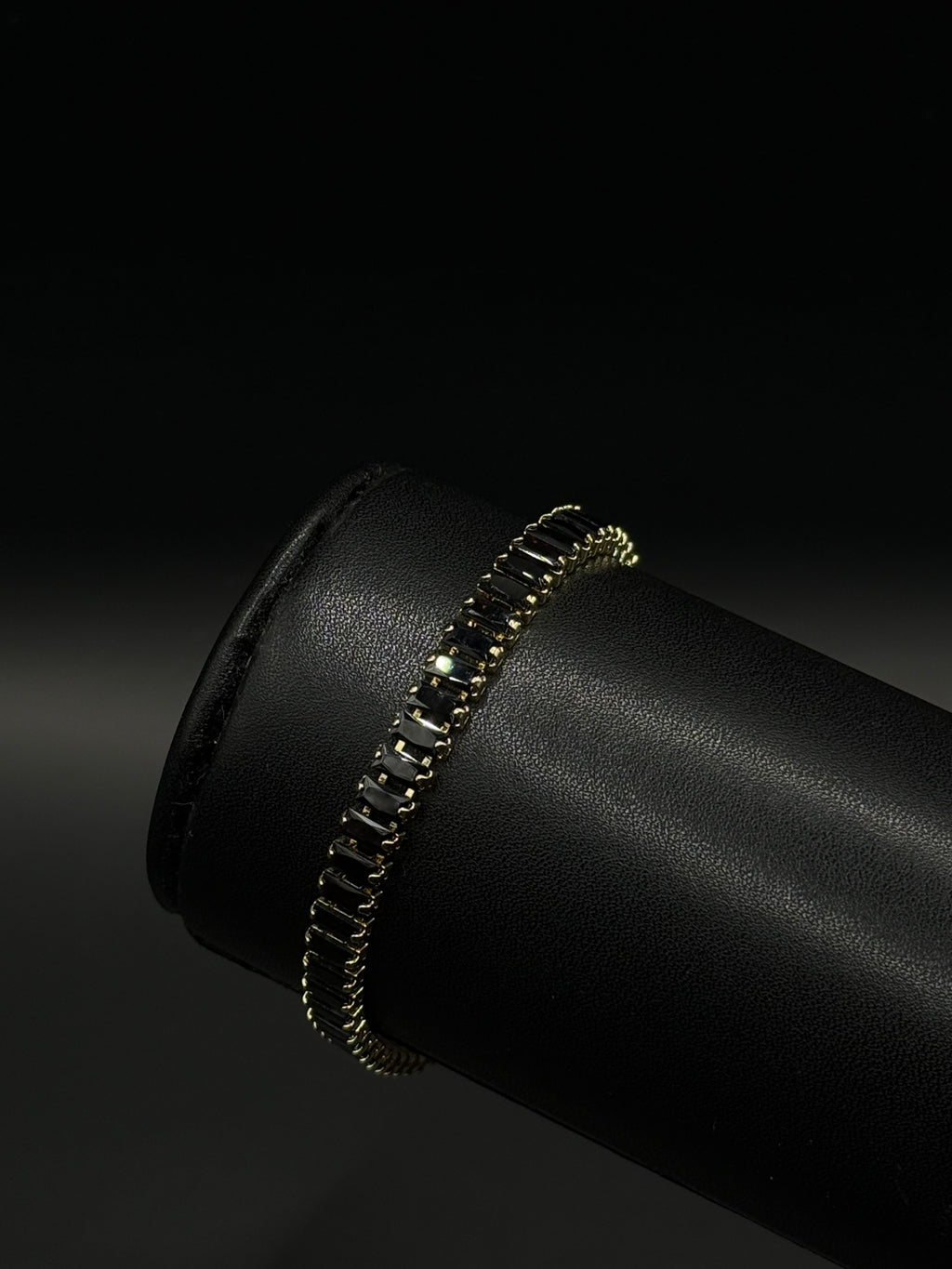 Pulsera Baguette de Oro Laminado