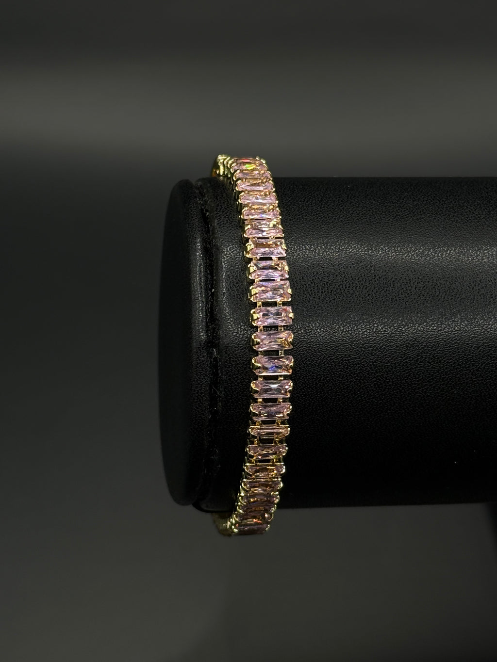 Pulsera Baguette de Oro Laminado