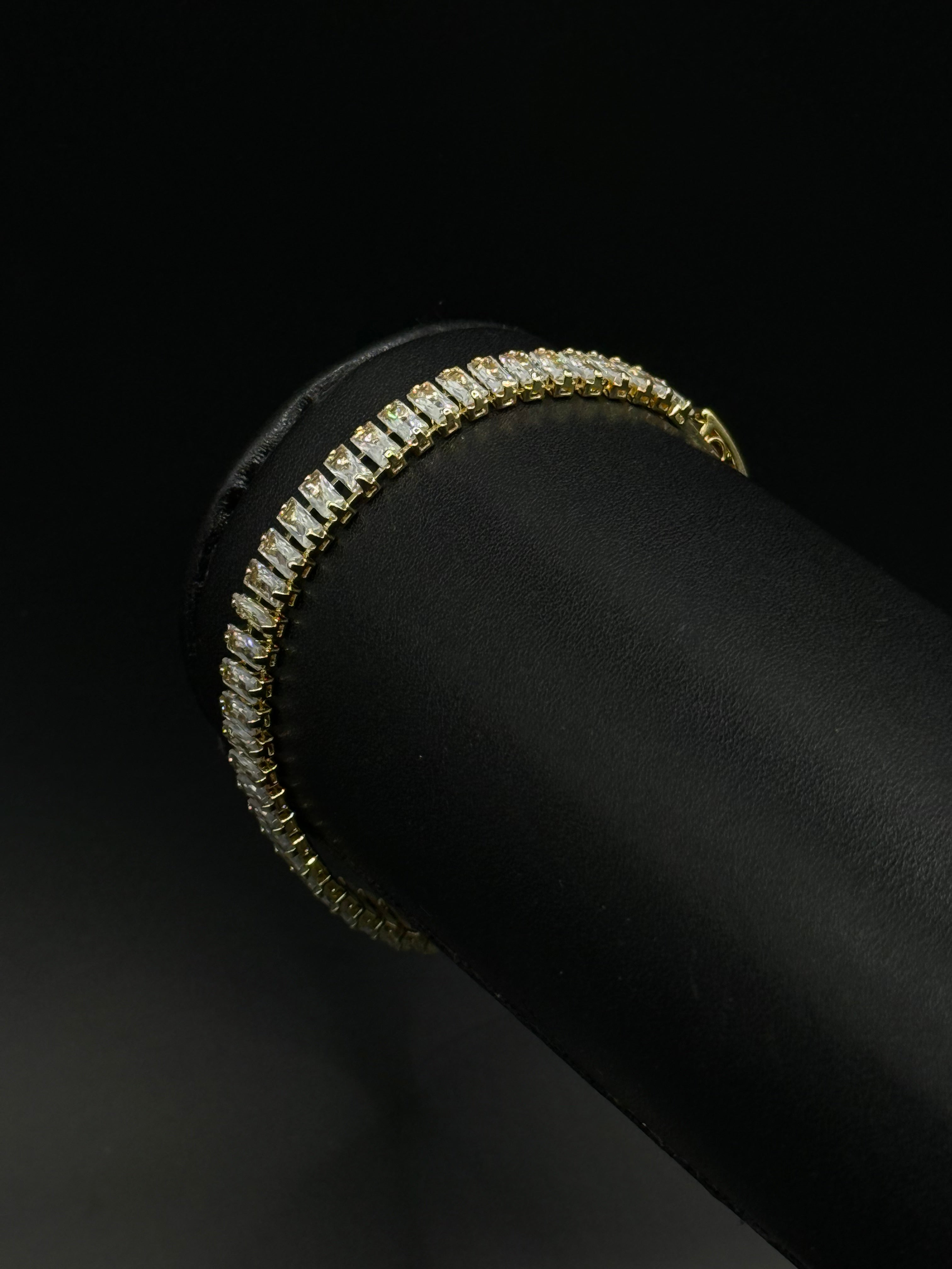 Pulso Baguette de Oro Laminado