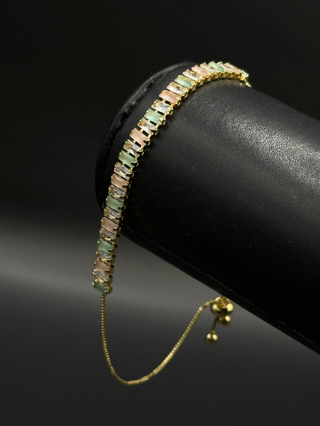 Pulso Baguette Ajustable Zirconias