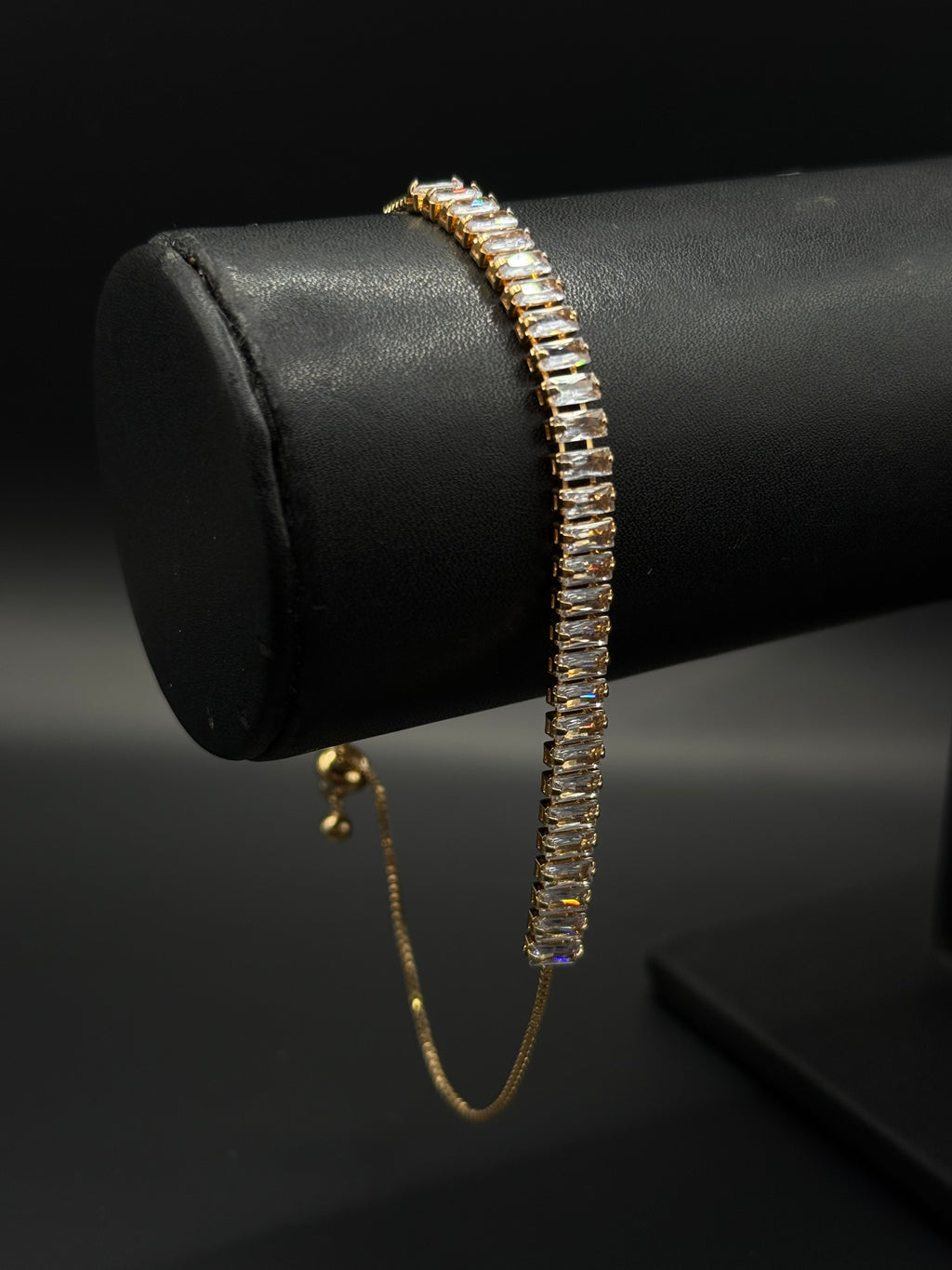 Pulso Baguette Ajustable Zirconias