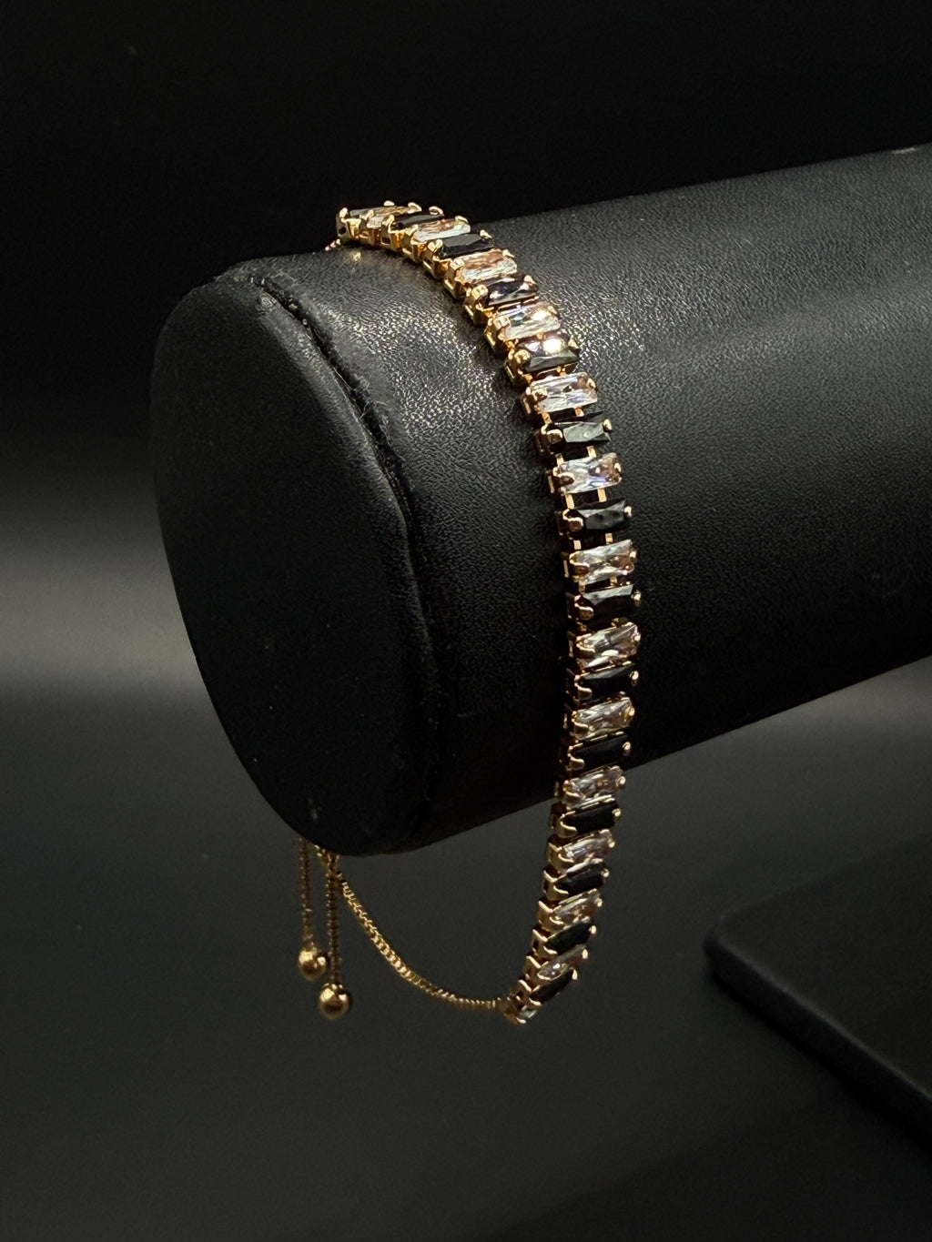 Pulso Baguette Ajustable Zirconias