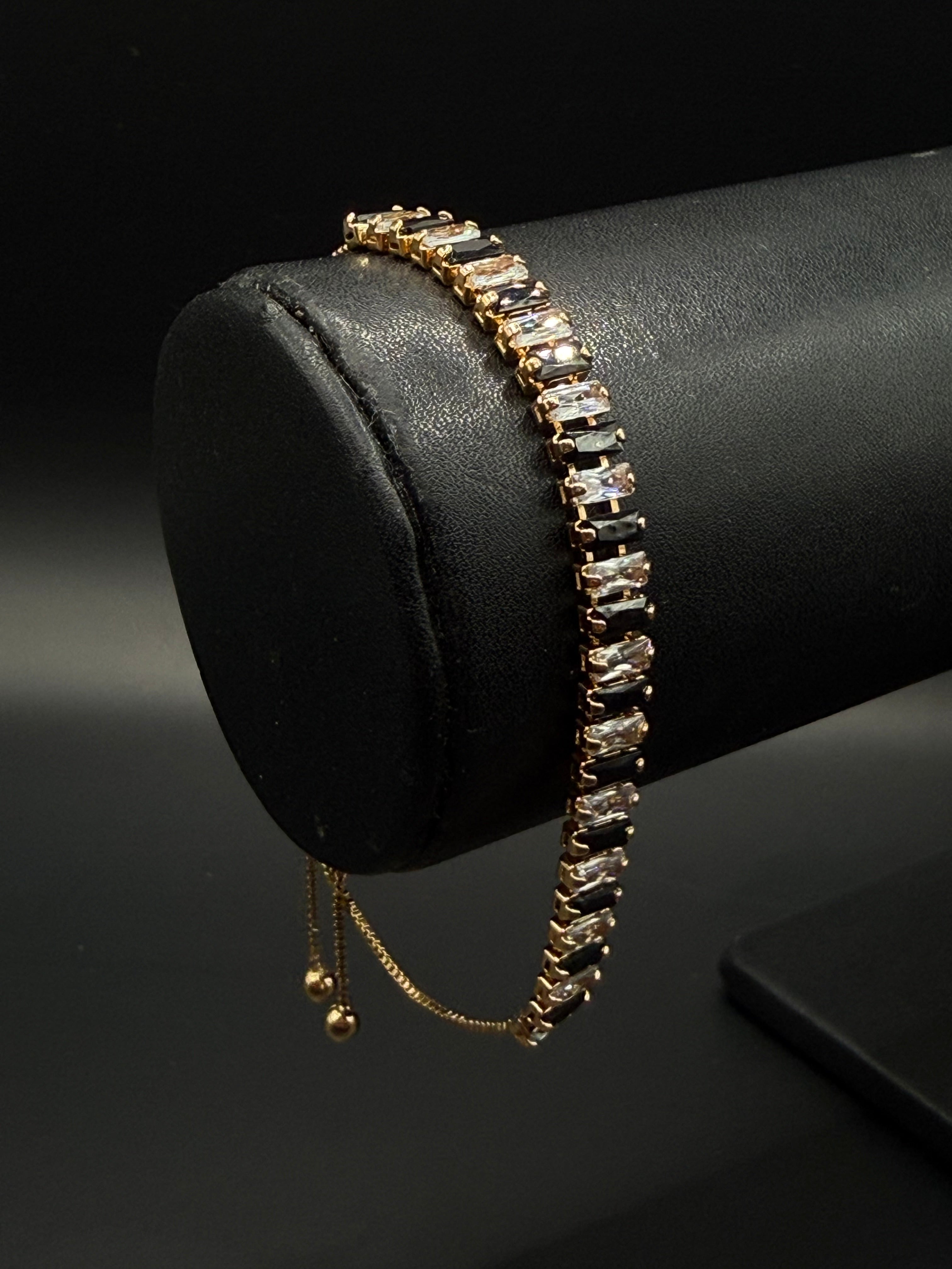 Pulso Baguette Ajustable Zirconias