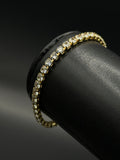 Pulsera Tennis Zirconias Oro Laminado
