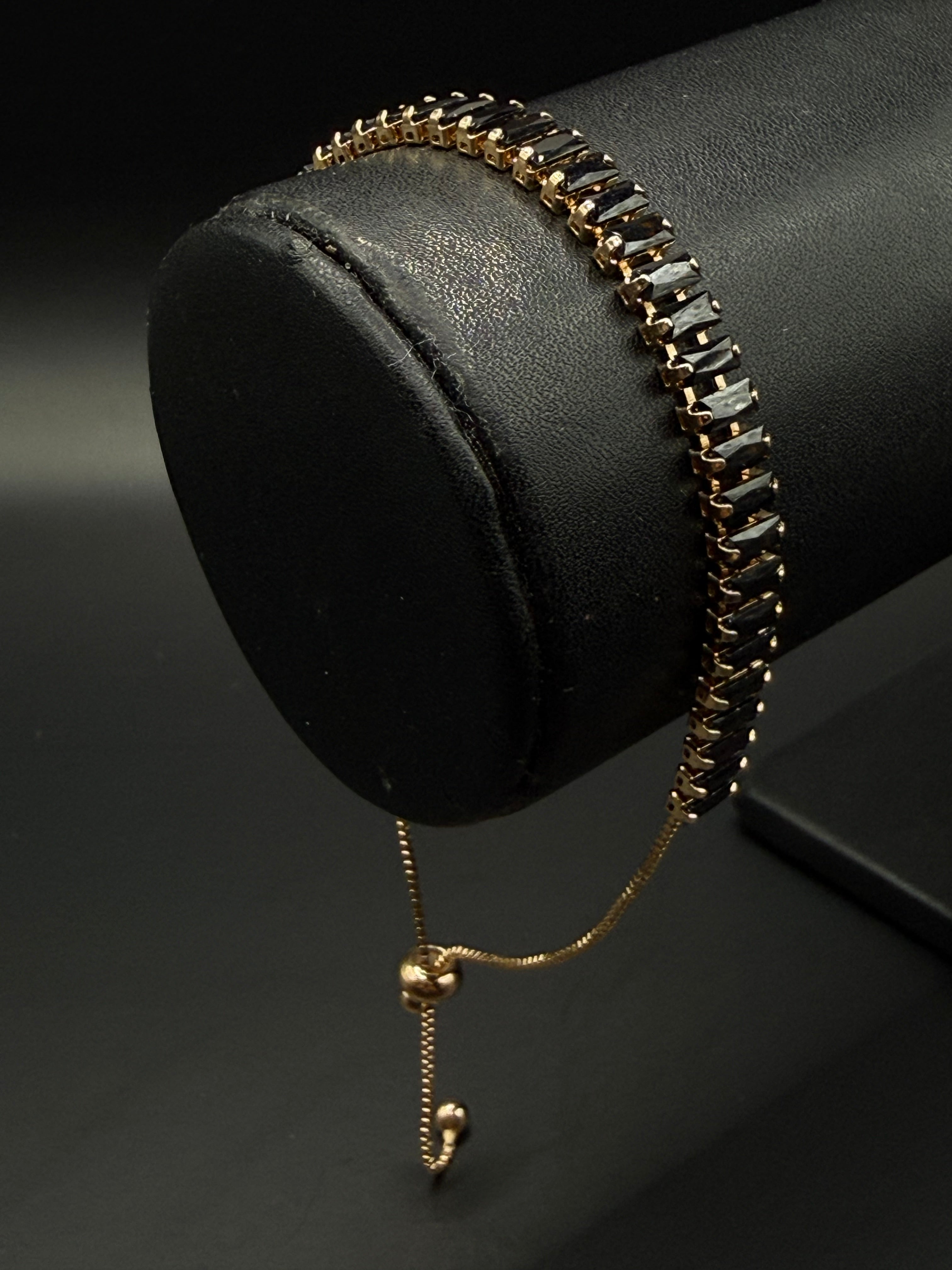 Pulso Baguette Ajustable Zirconias