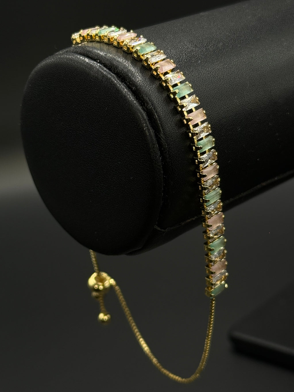 Pulso Baguette Ajustable Zirconias