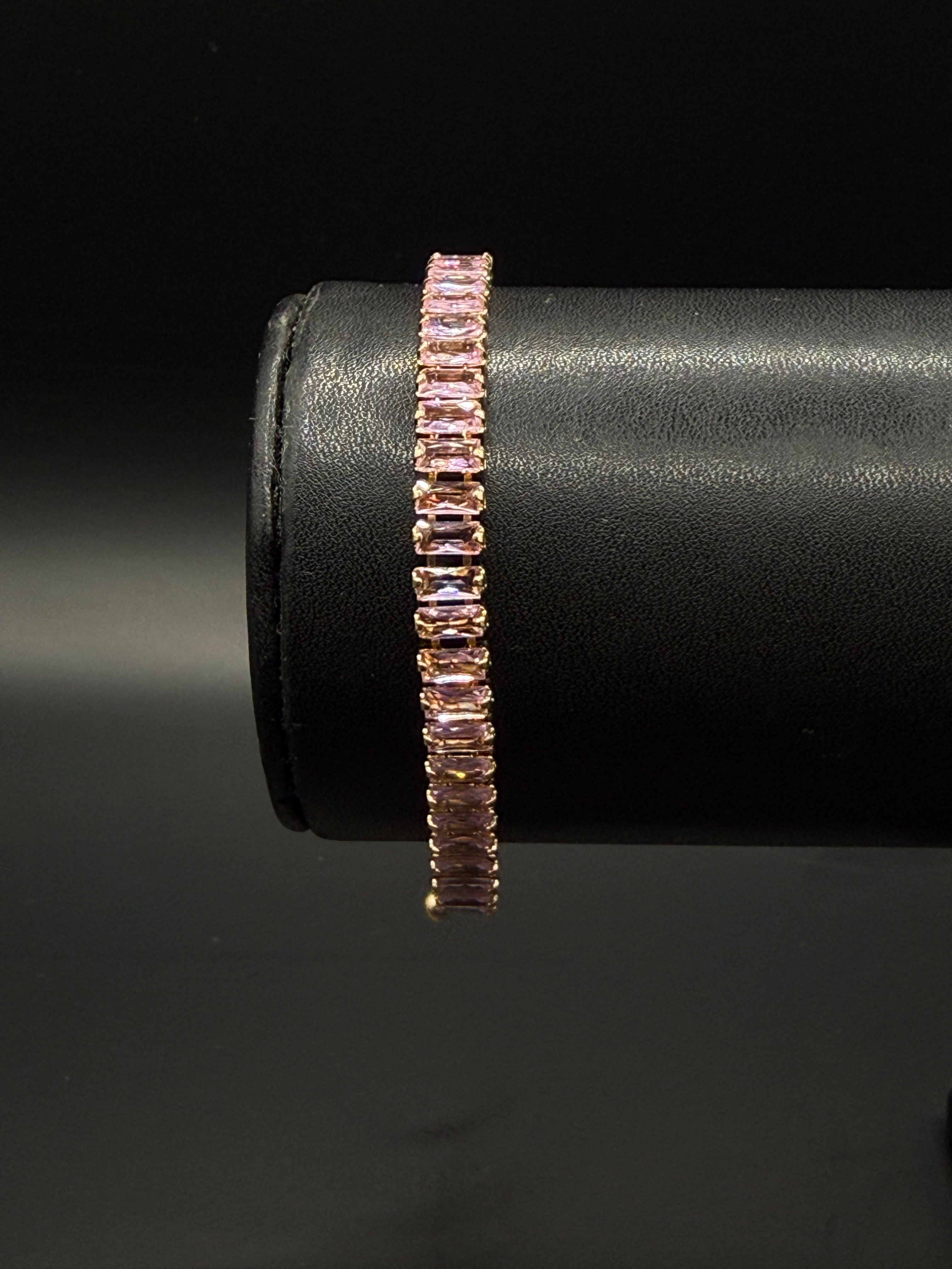 Pulso Baguette Ajustable Zirconias
