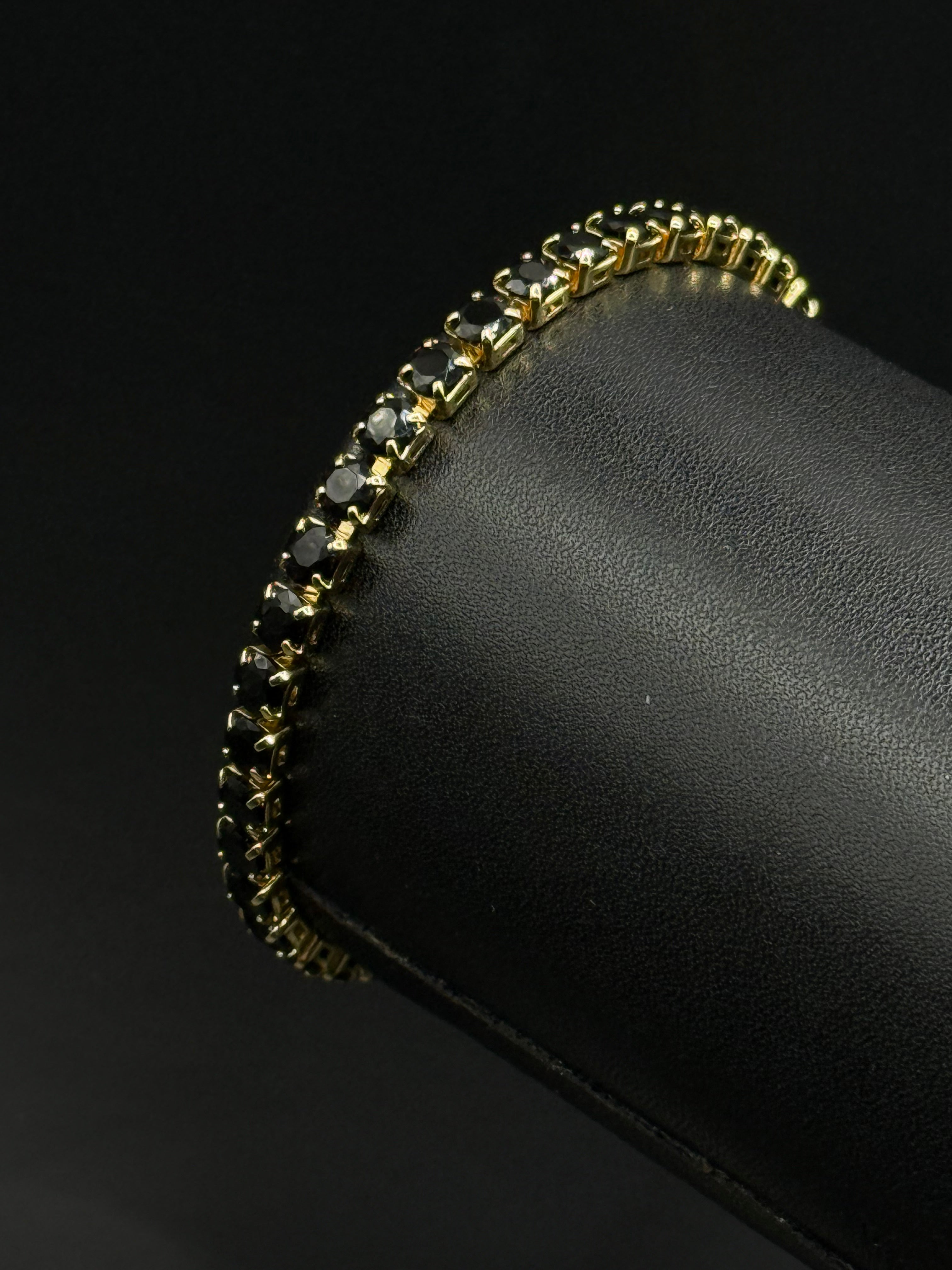Pulsera Tennis Zirconias Oro Laminado