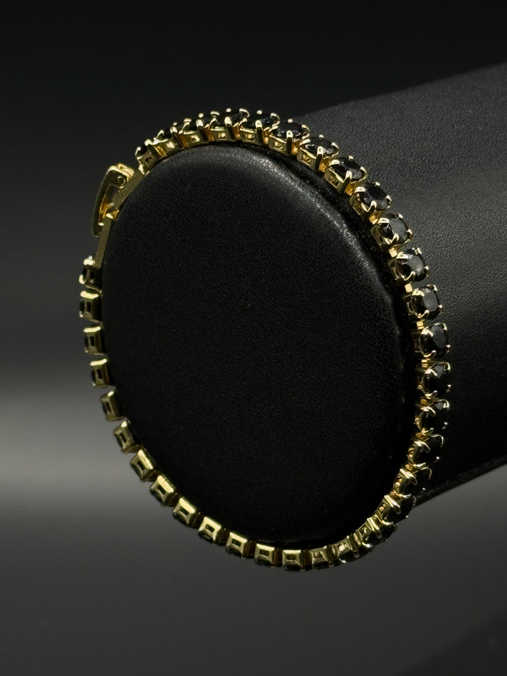 Pulsera Tennis Zirconias Oro Laminado