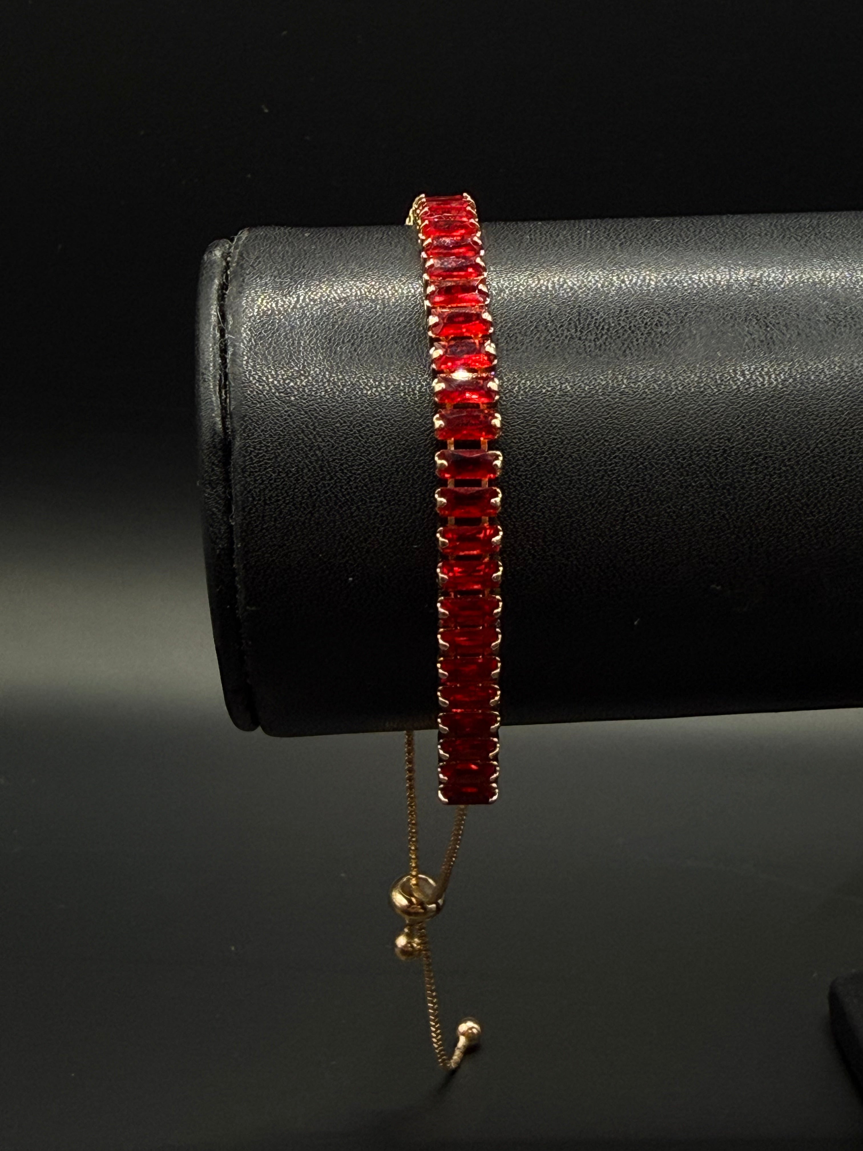 Pulso Baguette Ajustable Zirconias