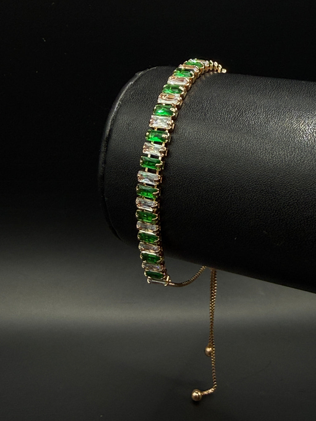 Pulso Baguette Ajustable Zirconias