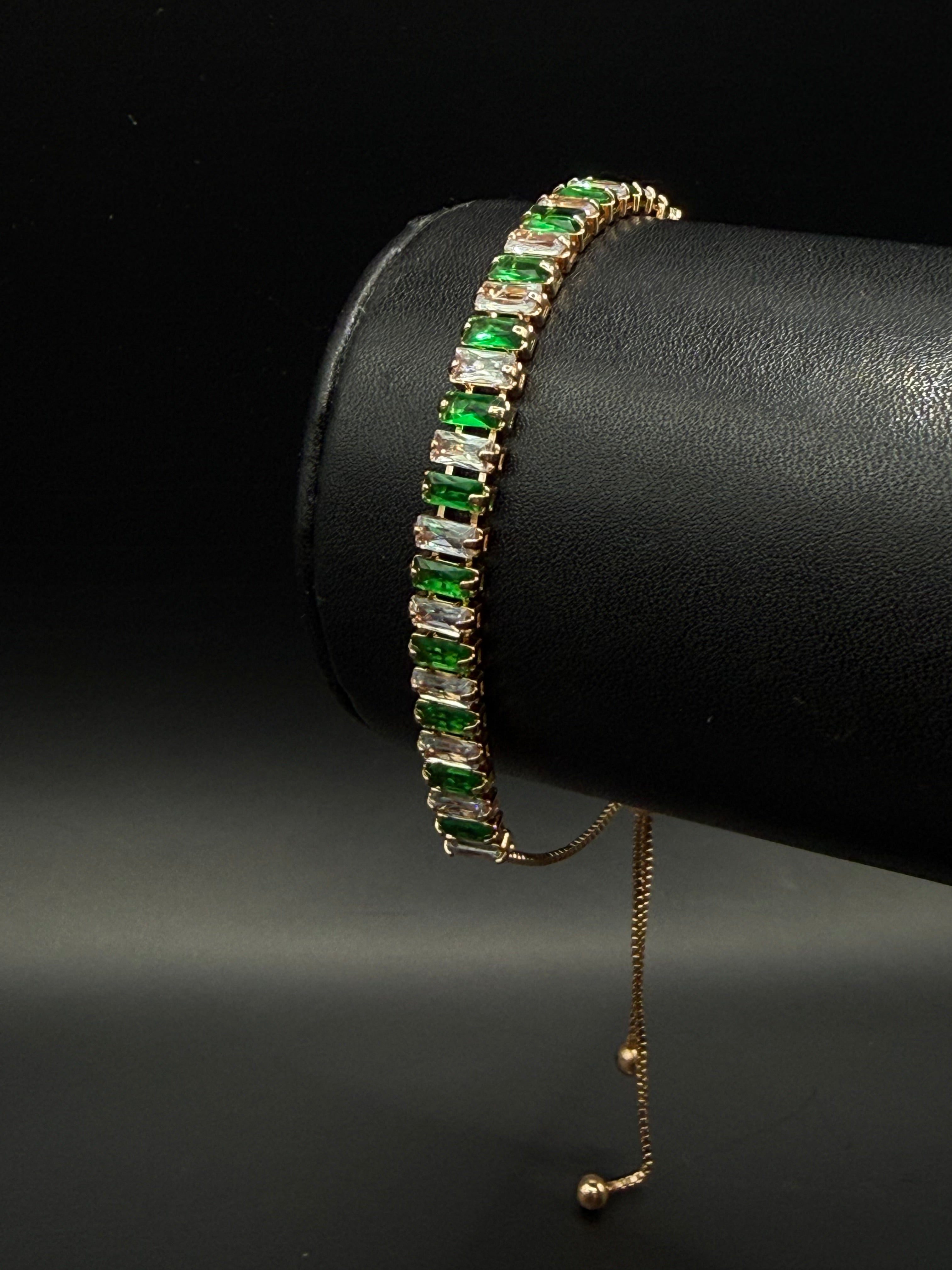 Pulso Baguette Ajustable Zirconias