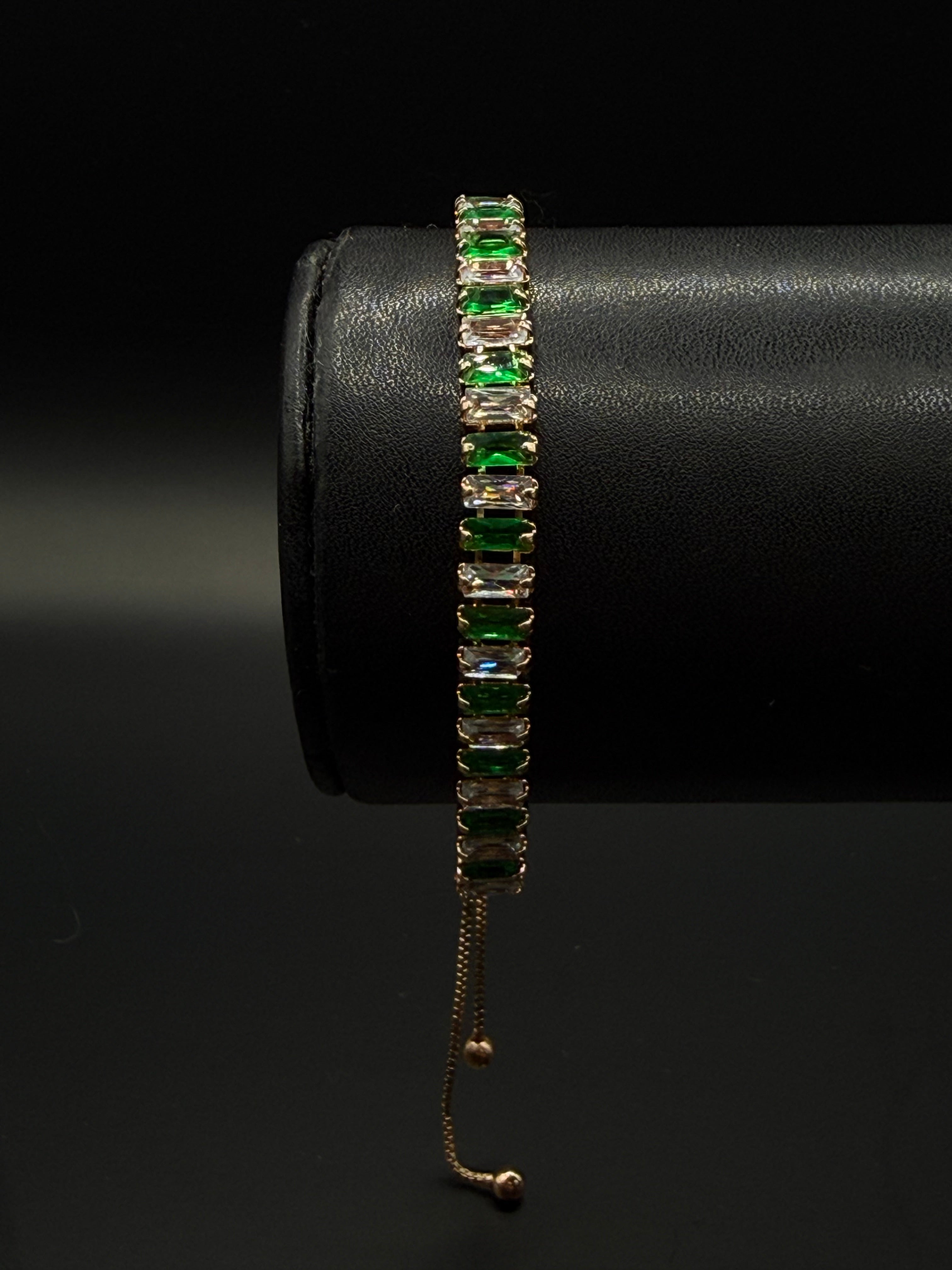 Pulso Baguette Ajustable Zirconias