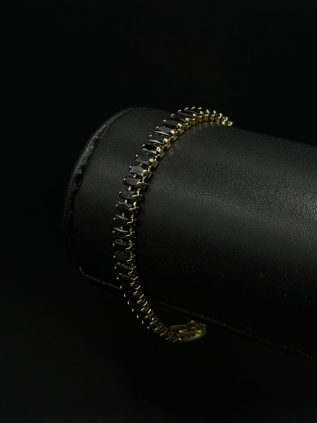 Pulsera Baguette de Oro Laminado