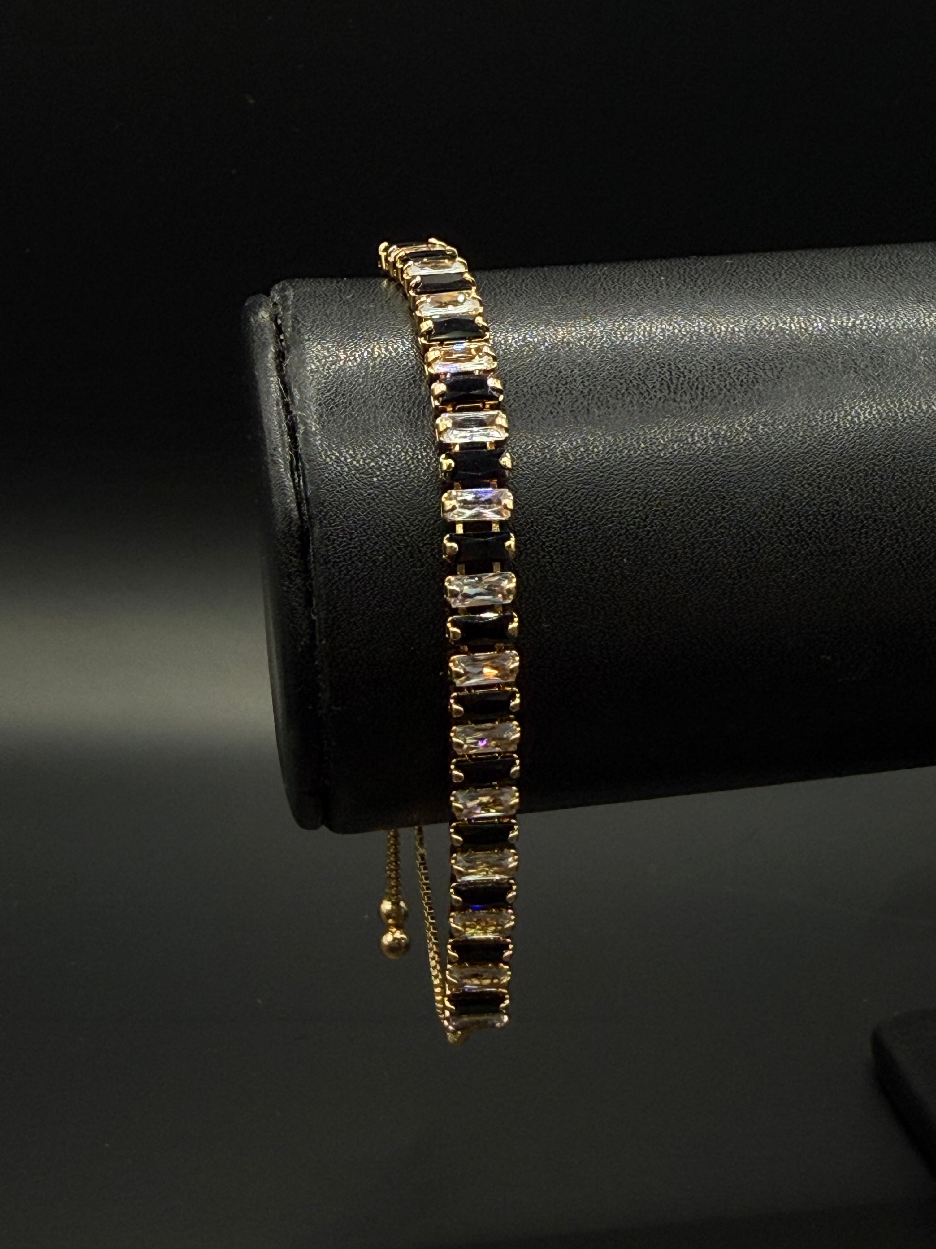 Pulso Baguette Ajustable Zirconias