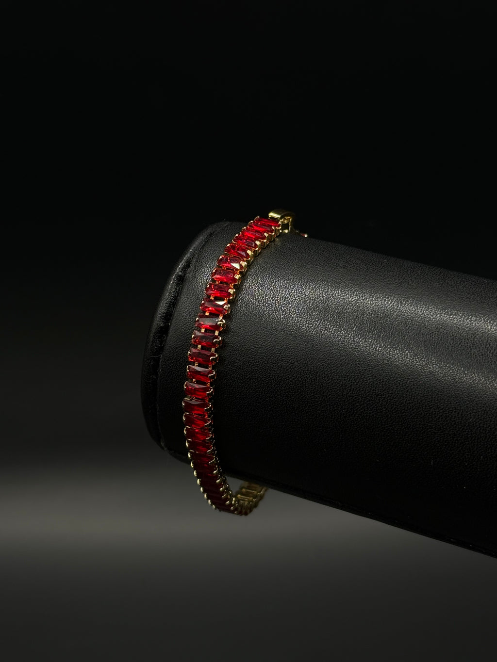 Pulsera Baguette de Oro Laminado