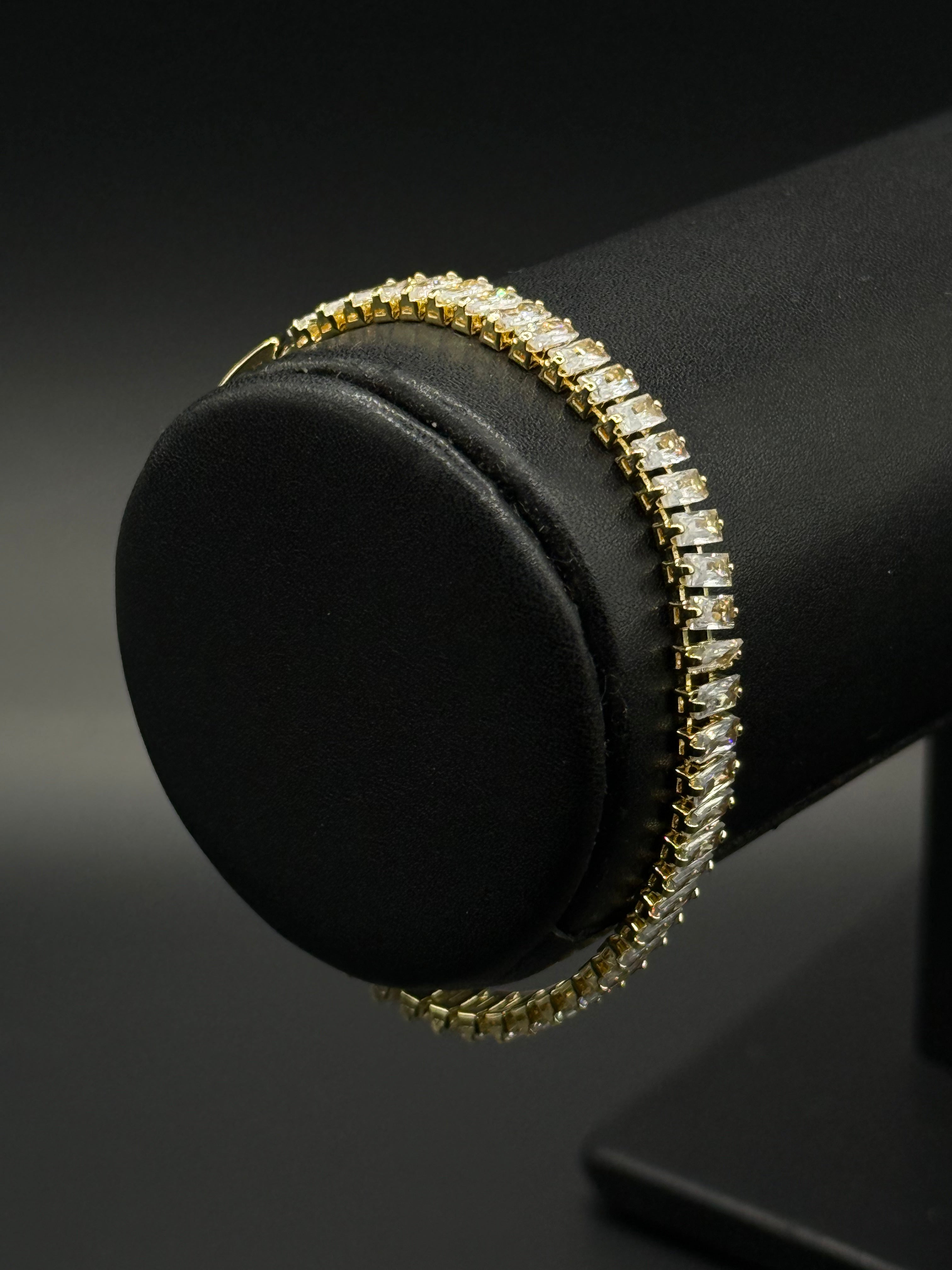 Pulso Baguette de Oro Laminado