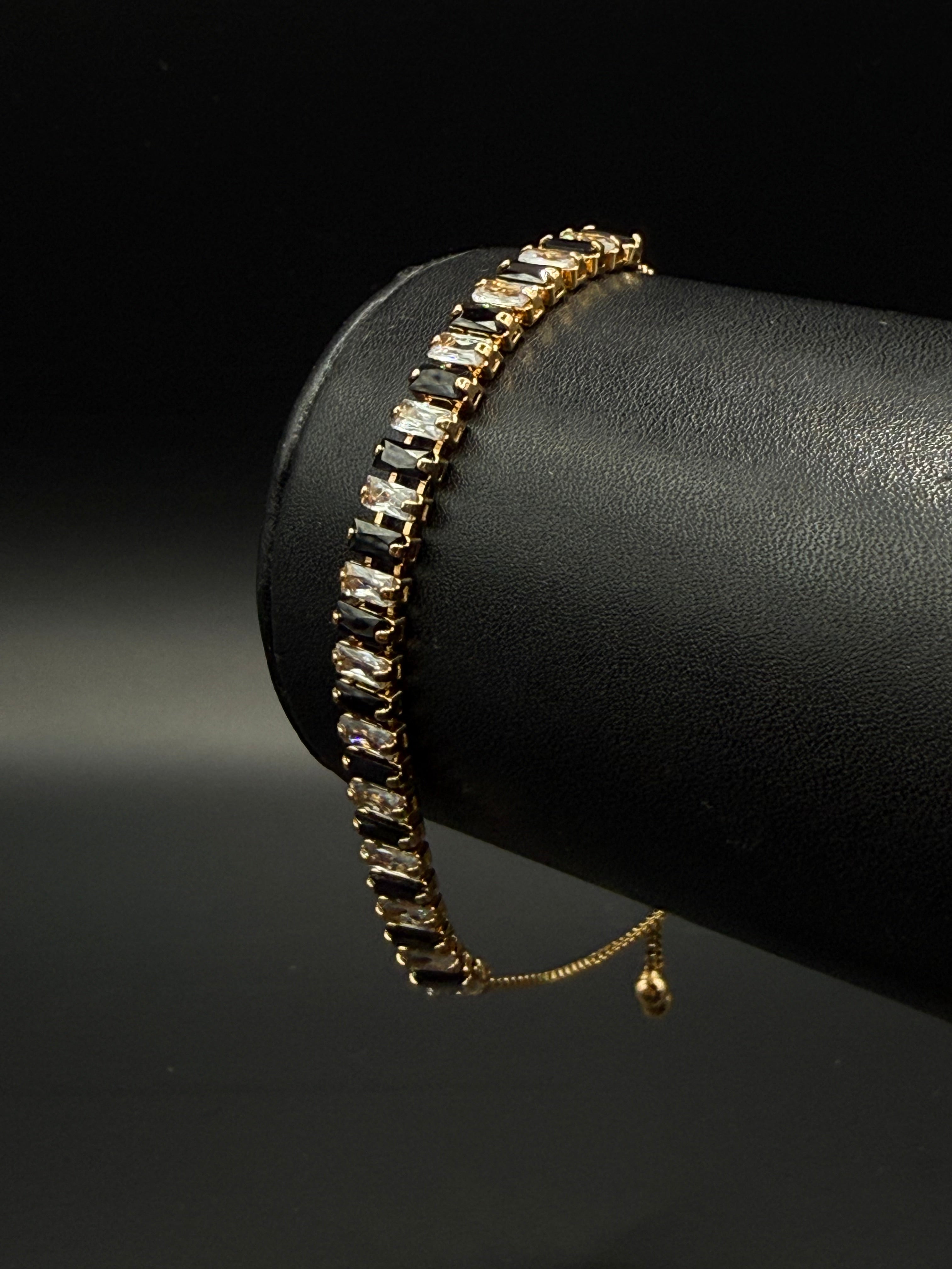 Pulso Baguette Ajustable Zirconias