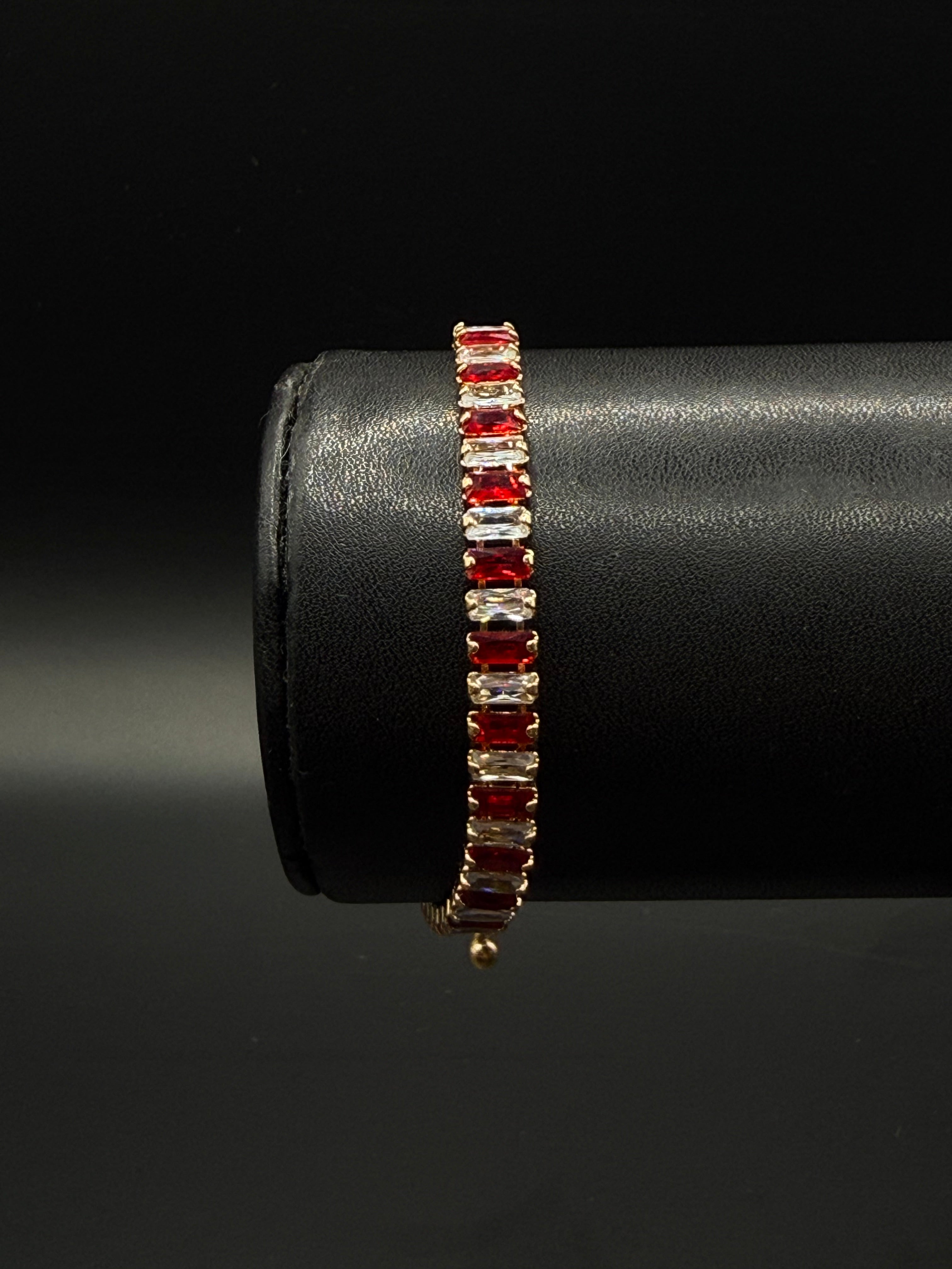 Pulso Baguette Ajustable Zirconias