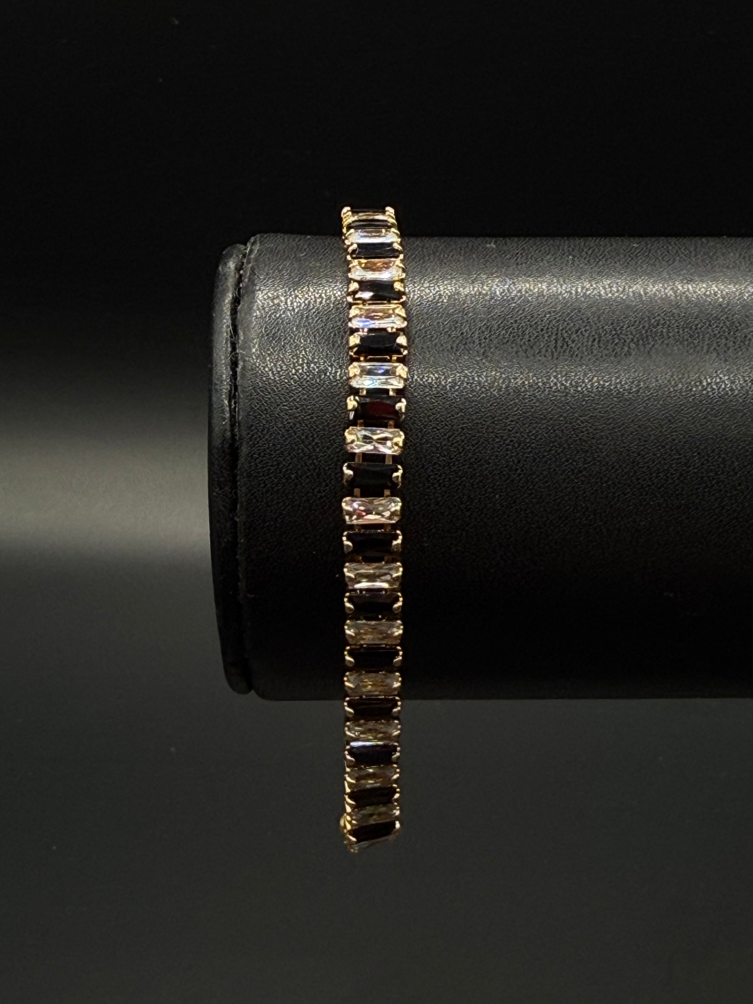 Pulso Baguette Ajustable Zirconias