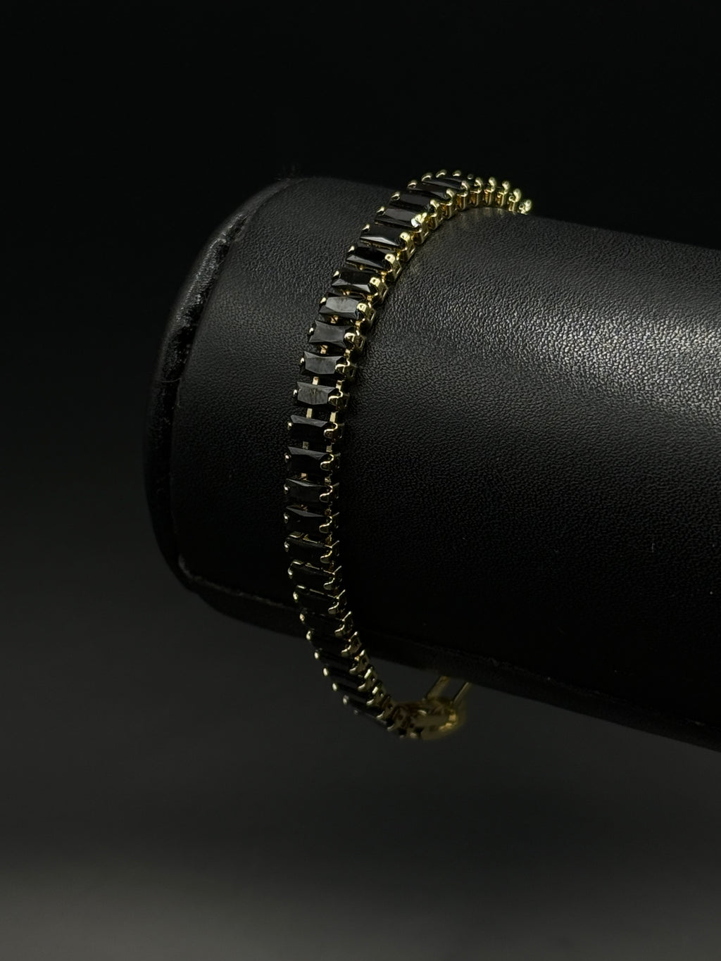 Pulsera Baguette de Oro Laminado