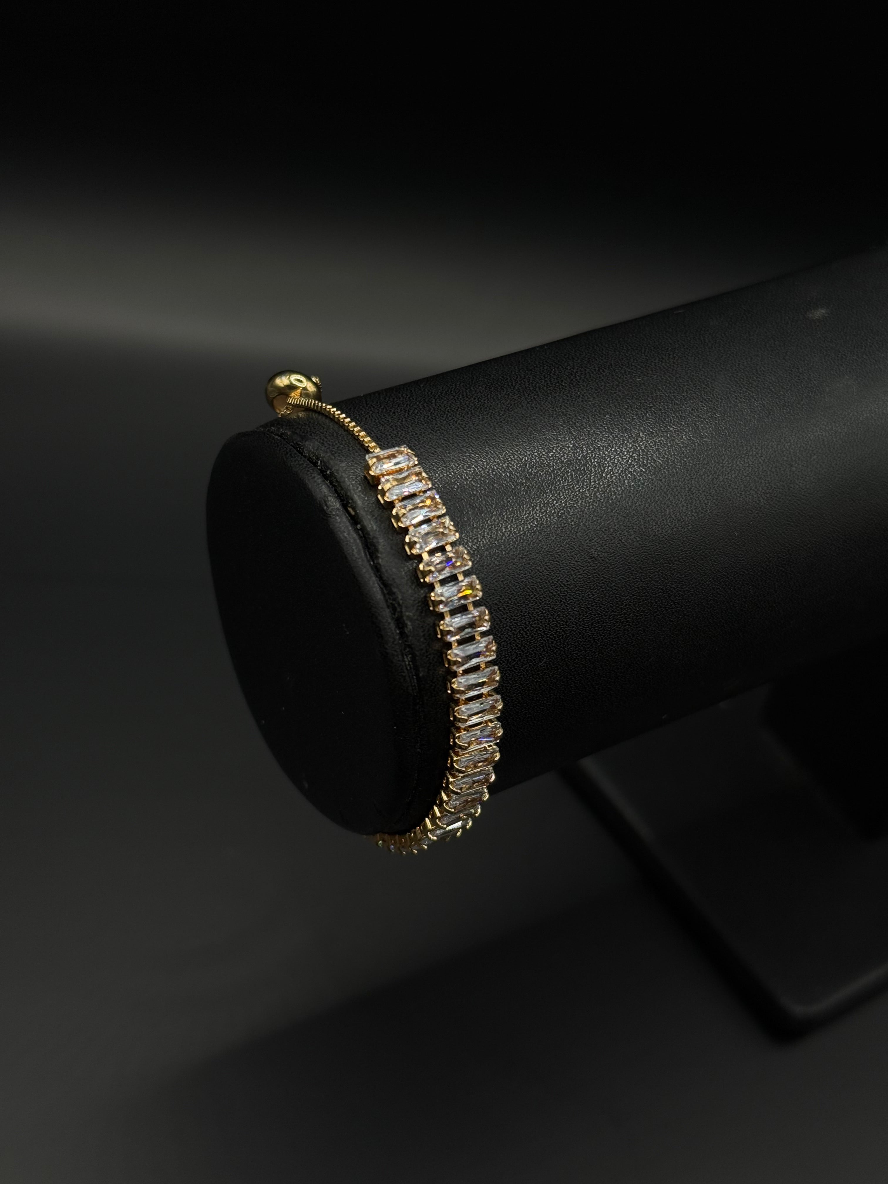 Pulso Baguette Ajustable Zirconias