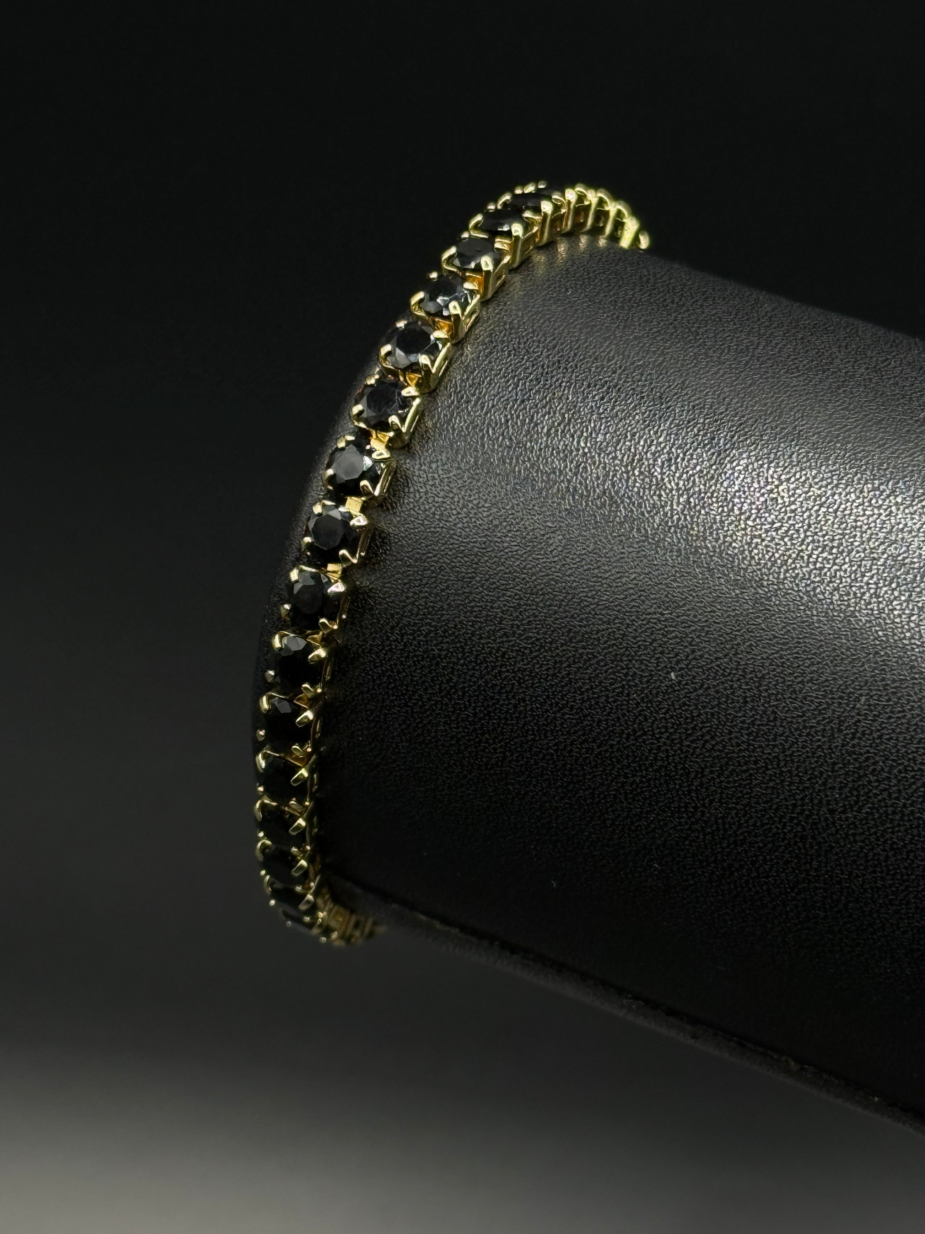 Pulsera Tennis Zirconias Oro Laminado