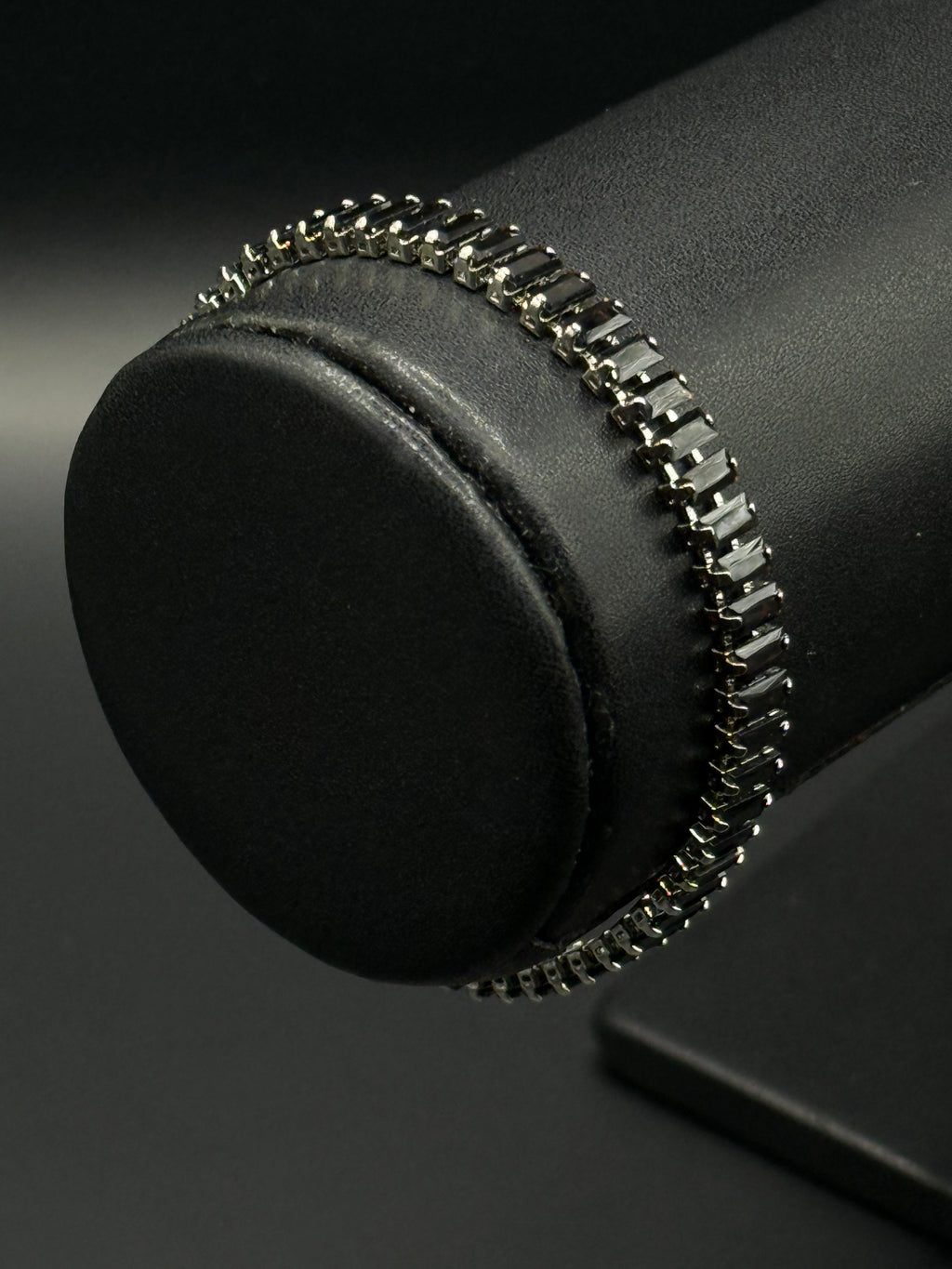 Pulsera Baguette Zirconias Plateado
