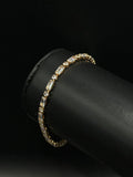 Pulsera Tennis Oro Laminado