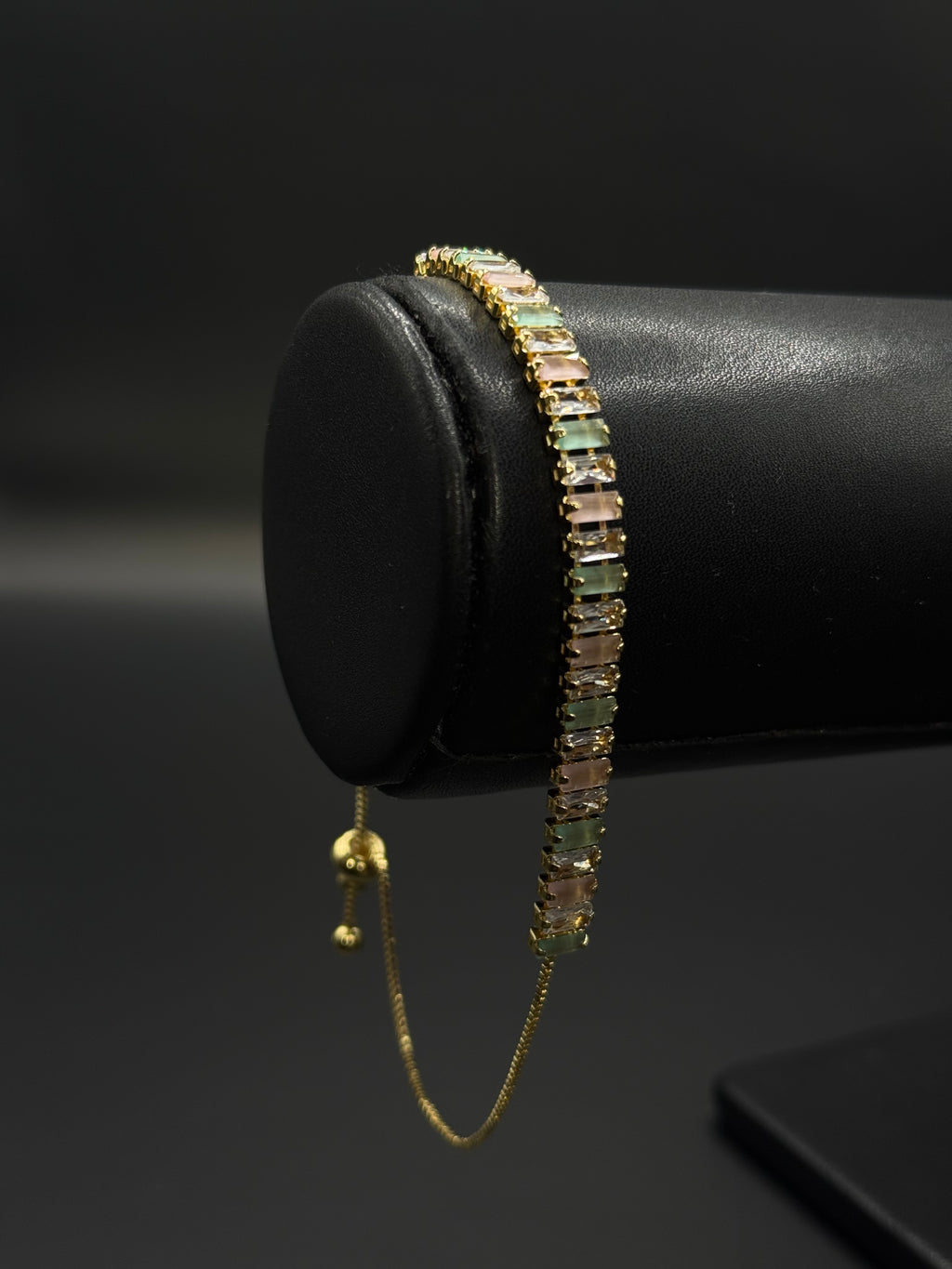 Pulso Baguette Ajustable Zirconias
