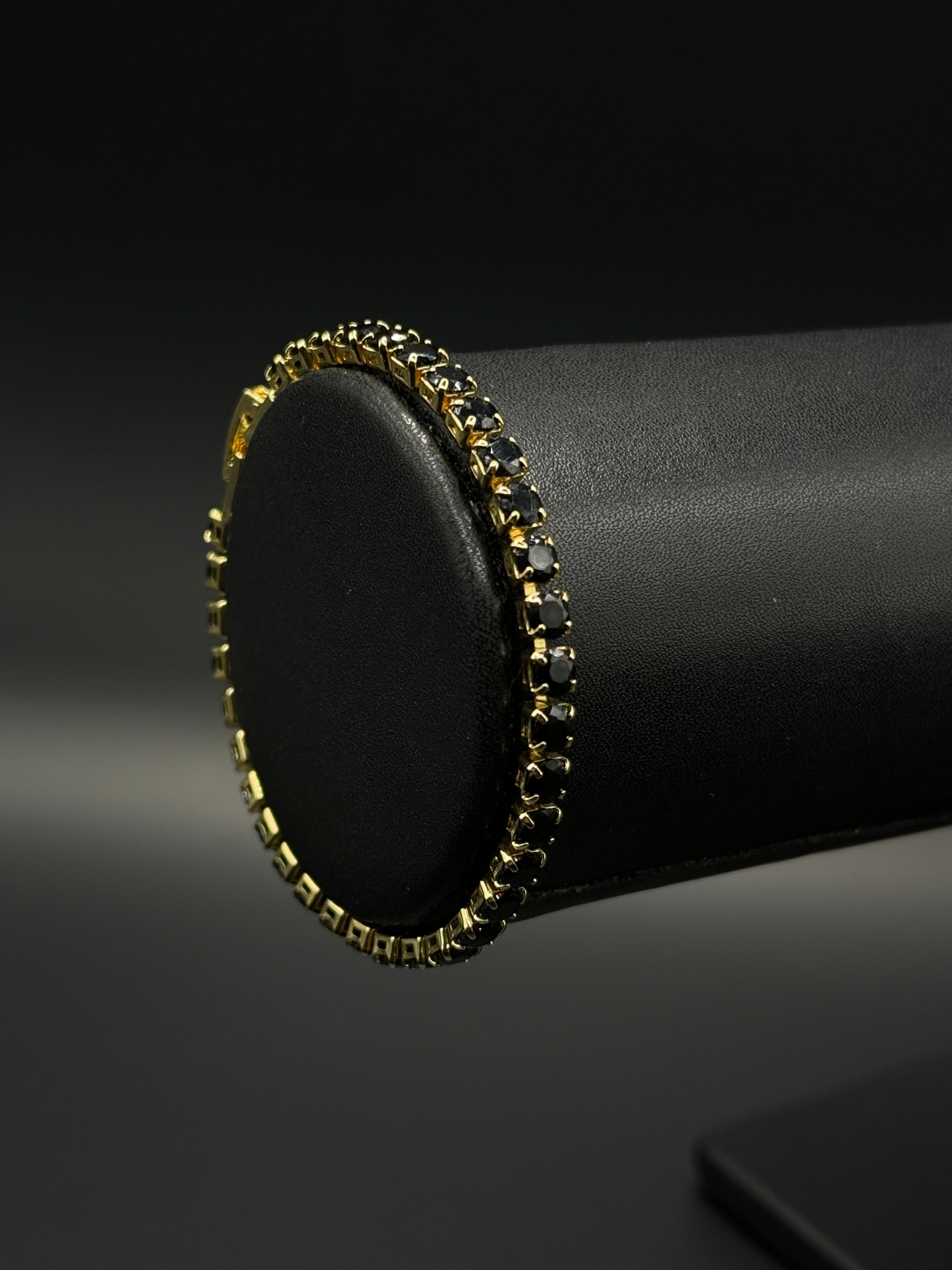 Pulsera Tennis Zirconias Oro Laminado
